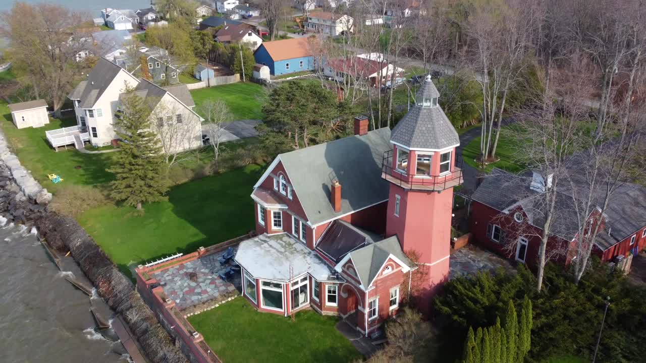 Passing Over Braddock Point Lighthouse on Lake Ontario