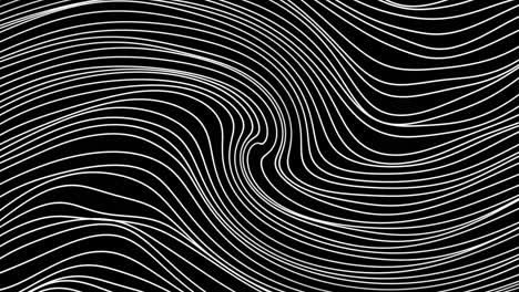 abstract black and white wave pattern