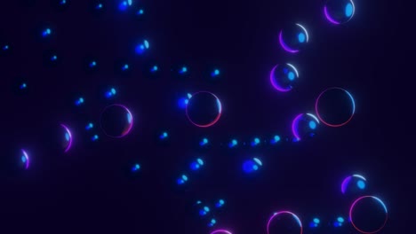 animated background. sphere in dark area. active rotating