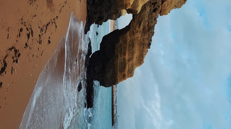 Ponta Da Piedade Rocks Near Lagos in Algarve, Portugal