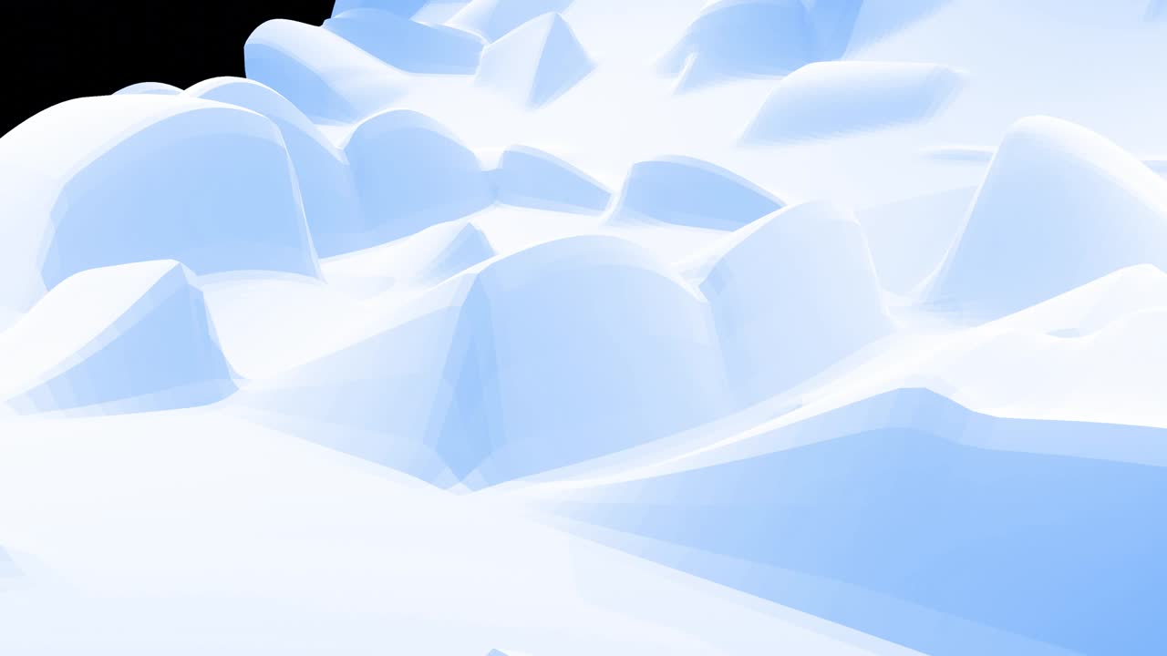 스타일리시 블루 화이트 크리에이티브 추상 저 폴리 배경 4k 추상 파동 패턴 루프로 표면을 이동 부드러운 부드러운 무 애니메이션 간단한 미니멀 기하학 bg