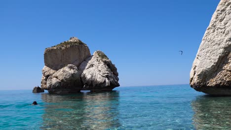 coastal rocks and turquoise water