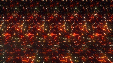 abstract digital background with red, orange, and yellow lights
