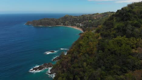 Once-rated-in-the-top-10-beach-in-the-Caribbean,-Castara-beach-on-the-island-of-Tobago