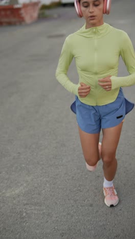 woman running