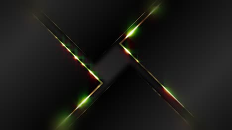 fondo geométrico oscuro con acentos dorados