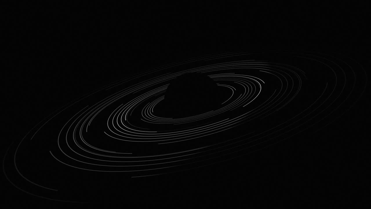 Abstract Spiral Design on Black Background