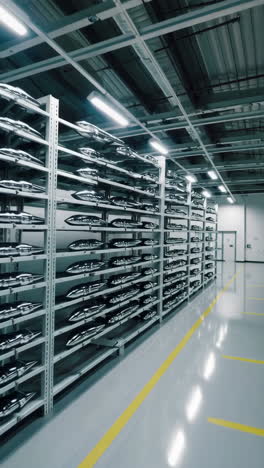 storage of precision metal tubes in industrial facility