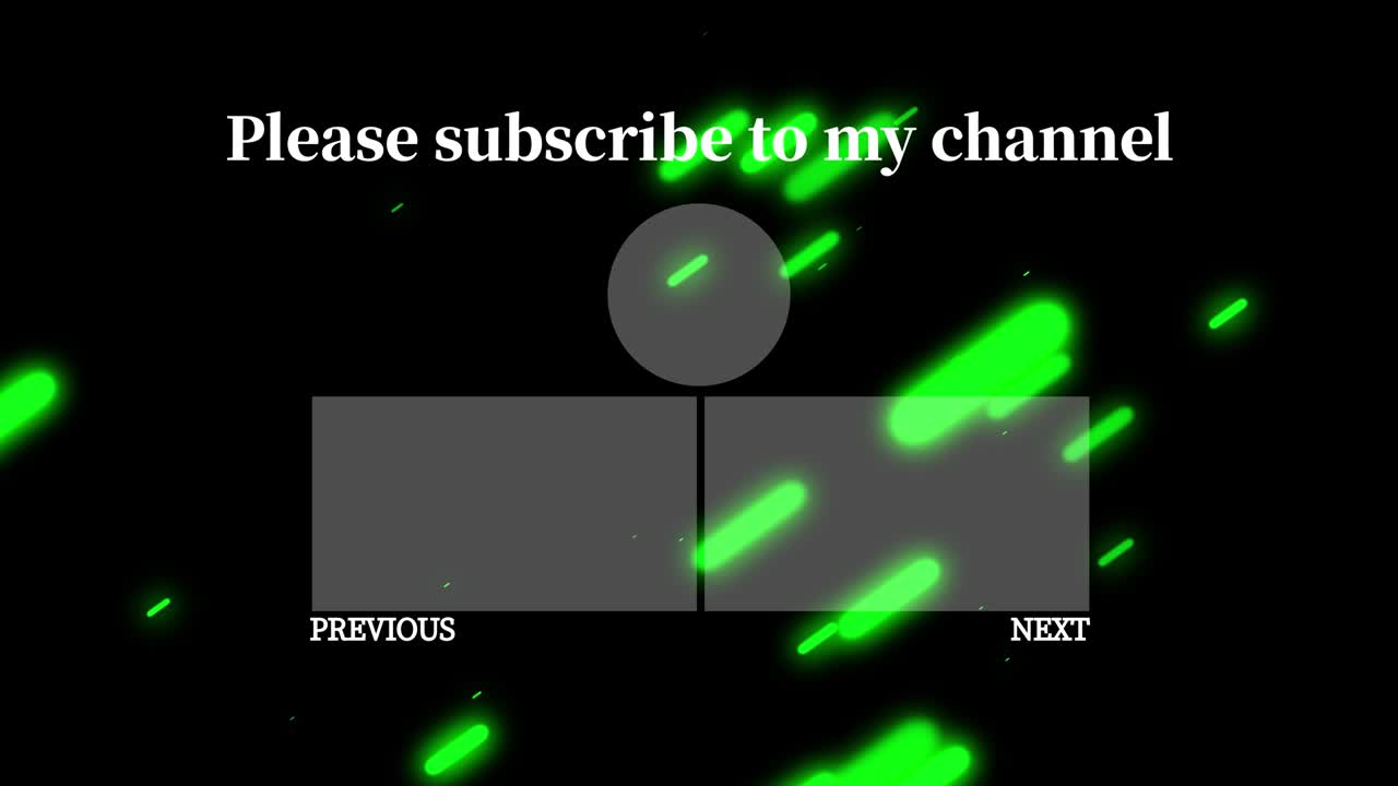 객체 조명 엔드 카드 엔딩 스크린 모션 그래픽