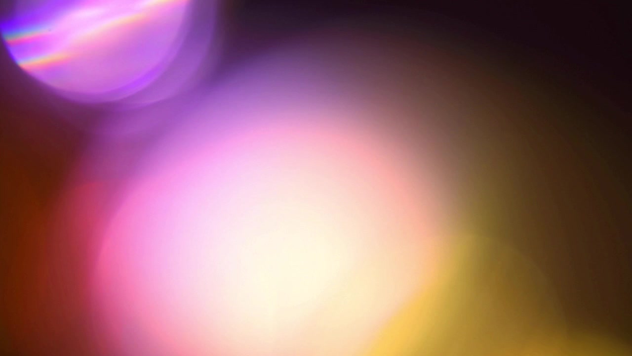 Abstract Light Leaks and Lens Flare Overlay
