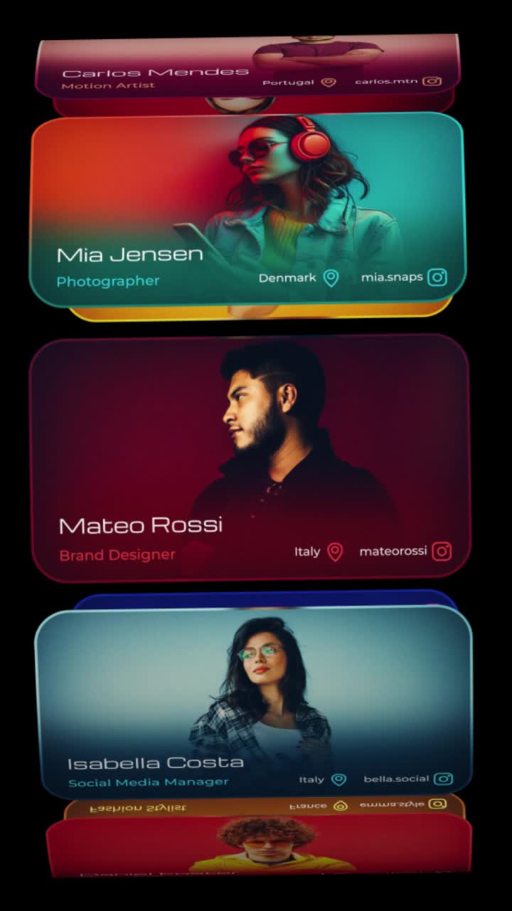 Endless Loop 3D Gallery Portrait