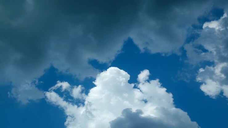 cloud sky time lapse , cloud moving and sun light 4K resolution video