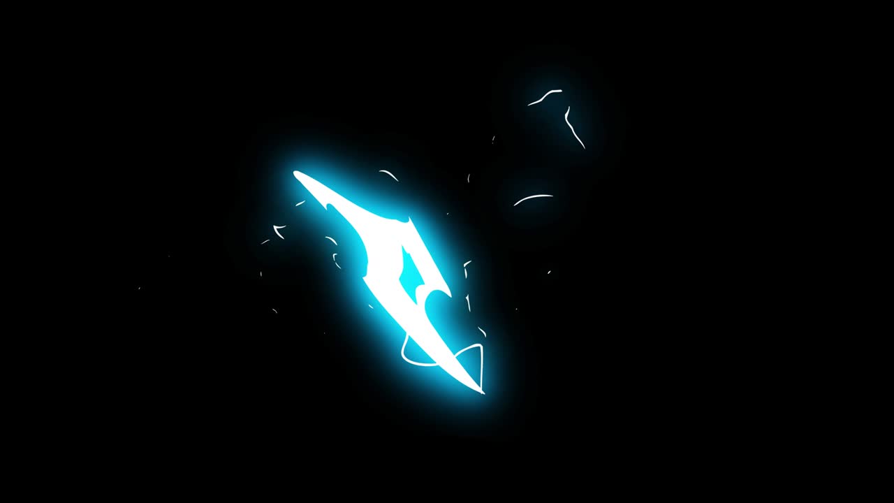 el trueno de tres pasos es una animación de dibujos animados eléctrica.