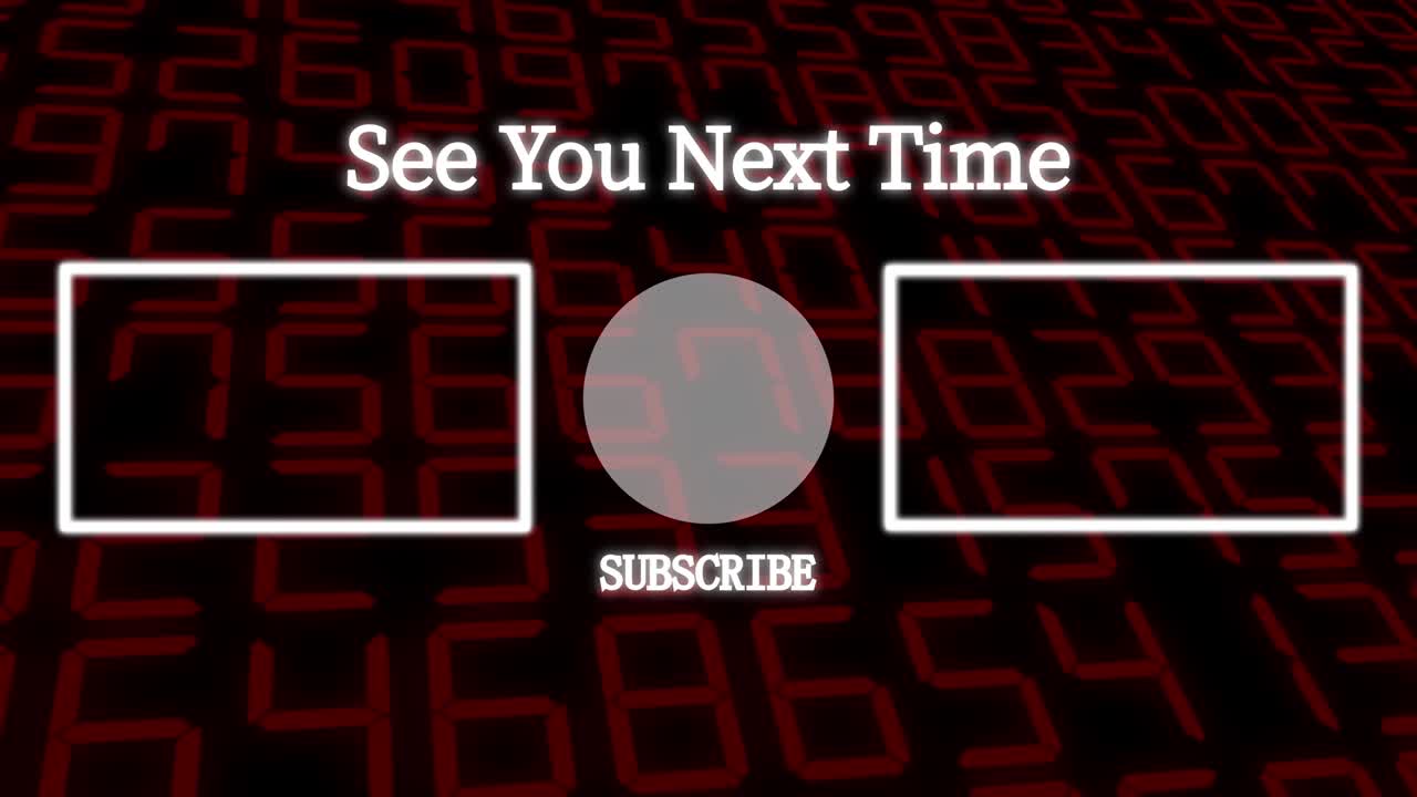número aleatorio card de finalización pantalla de finalización gráficos de movimiento
