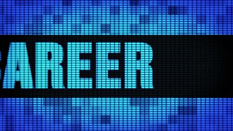career display on led screen