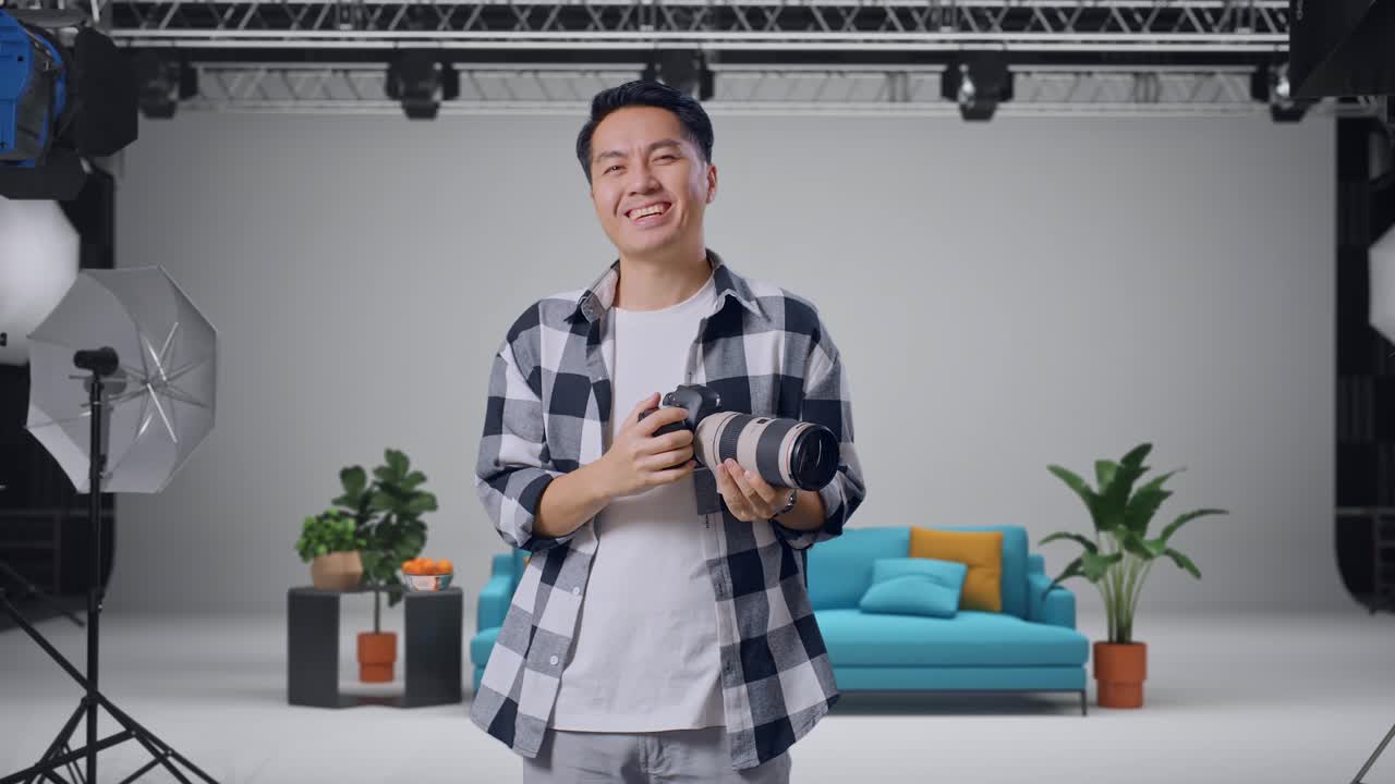 Photographer in a Studio