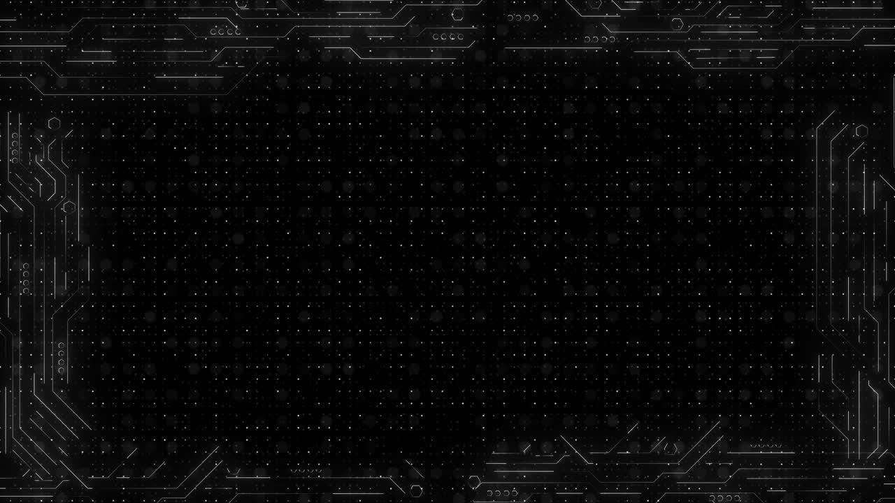 Futuristic digital hud futuristic neon frame lines on background vj backdrop club show music video