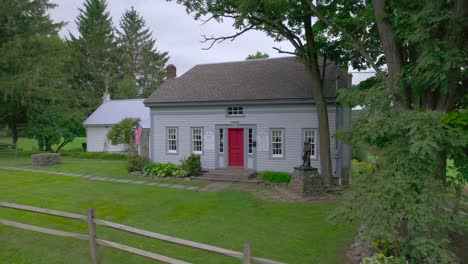 Drone-fly-around-shot-of-the-Joseph-Knight-Sr-home-in-Mormon-history