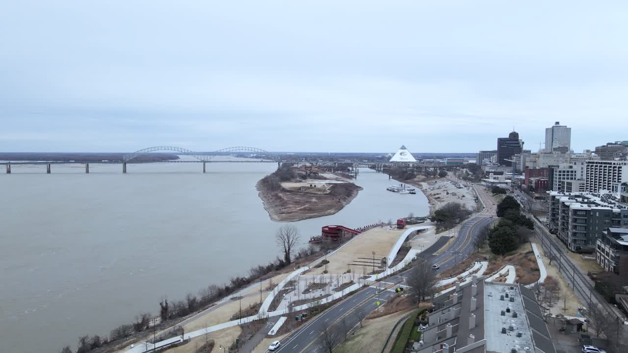 Aerial View of Memphis, Tennessee