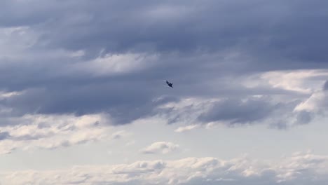 Airshow--Jet-fly-by-doing-corkscrew