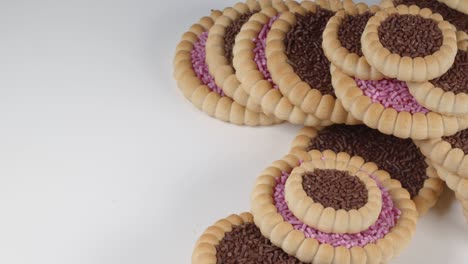 galletas de mermelada con trozos de chocolate
