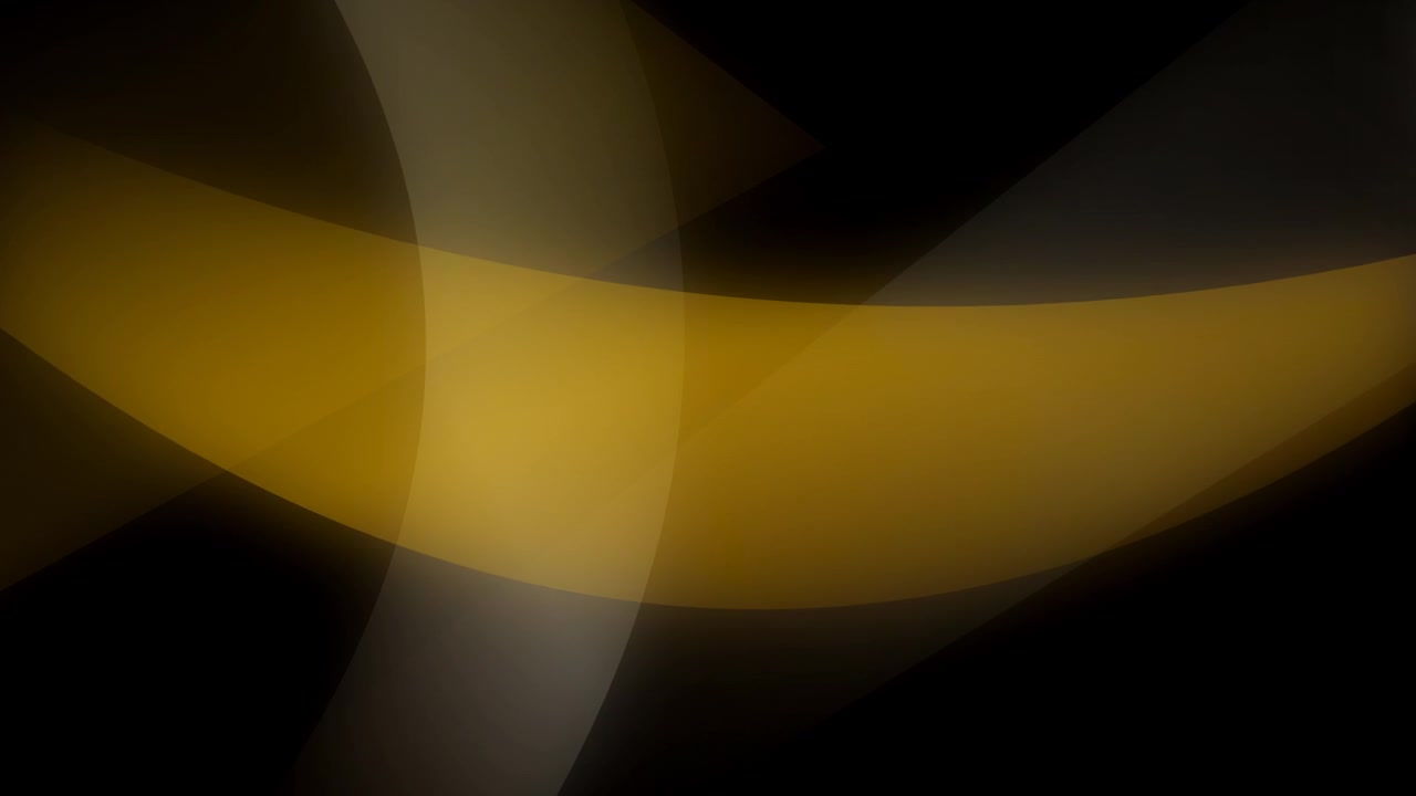 Fundo de movimento abstrato com feixes de luz e curvas douradas