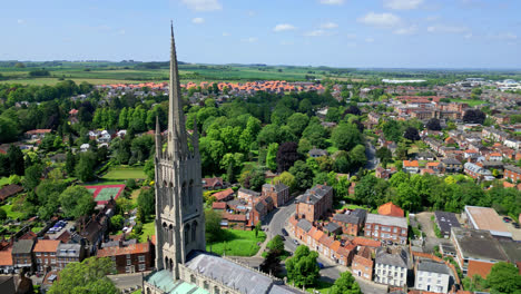 Witness Louth&#039;s medieval charm from above, highlighting St
