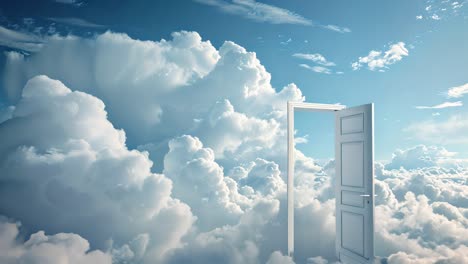 open door to the sky