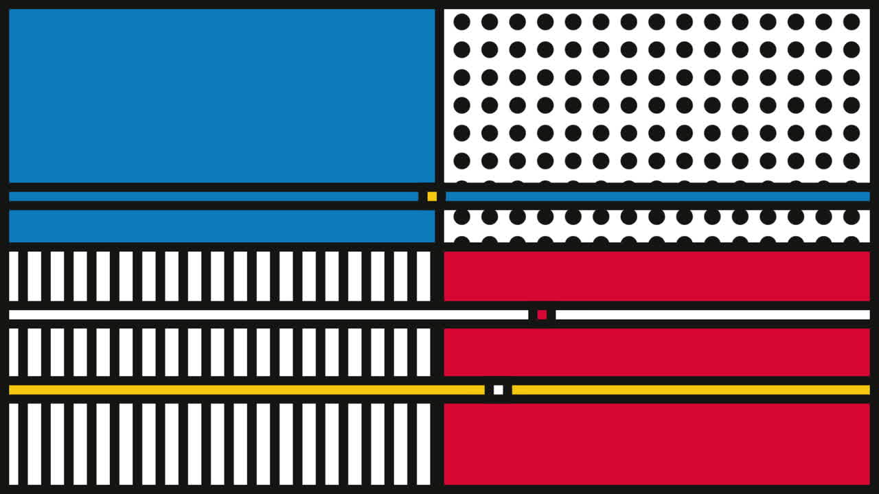 animación retro al estilo de los años 80