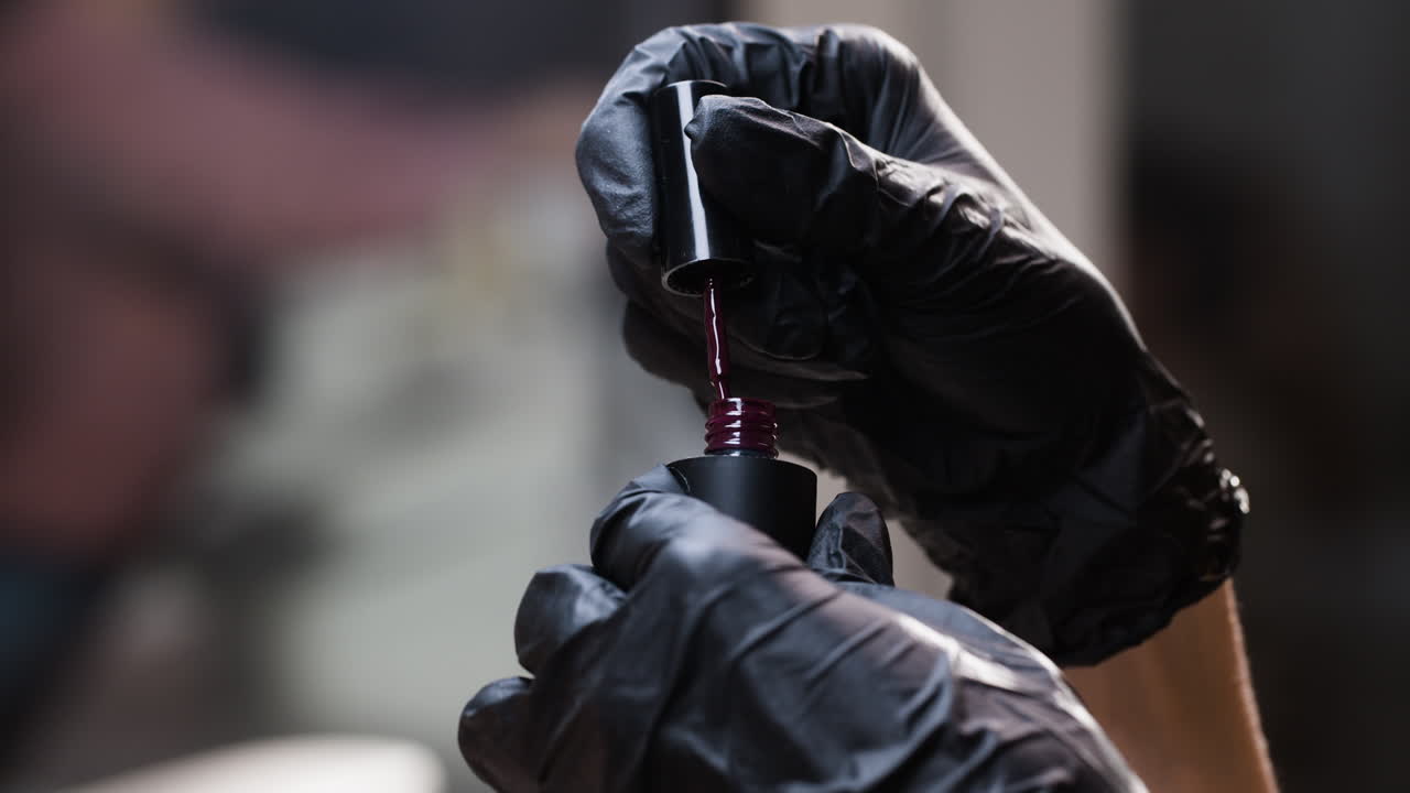 Applying Nail Polish with Gloves