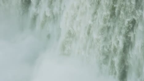 close up of plunge pool part of niagara falls, canada. static
