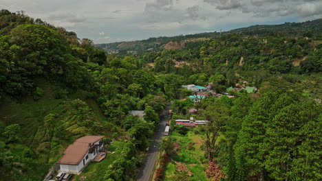 boquete panamá aérea v paso elevado de bajo nivel país