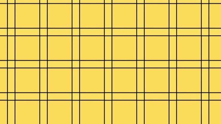 A seamless pattern of a yellow plaid - perfect for wallpaper design and moving geometrical decorative elegant ornament endless background animation