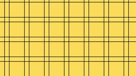 A seamless pattern of a yellow plaid - perfect for wallpaper design and moving geometrical decorative elegant ornament endless background animation