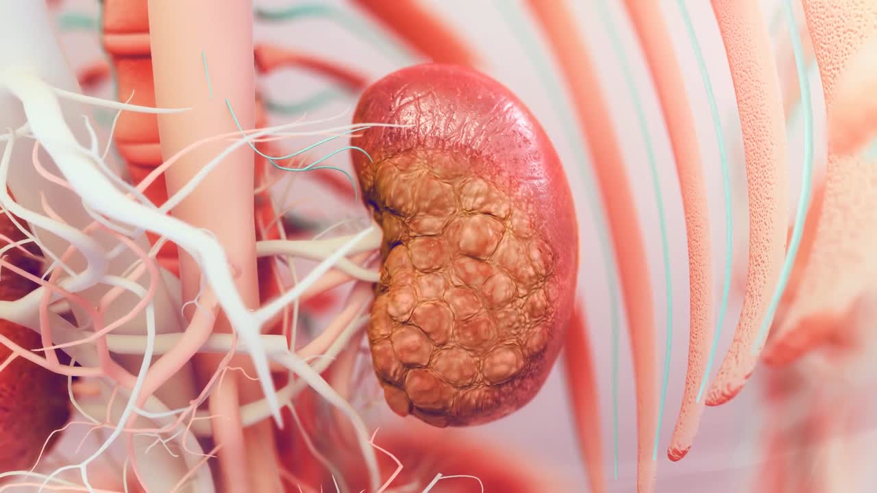 腎臓における癌の形成 | 写真成長するがん |腎臓の健康