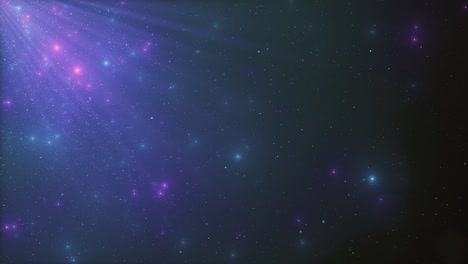 abstract background of sparkling floating neon dust particles