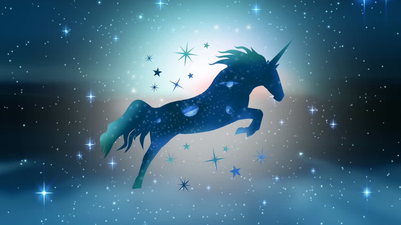 un hermoso unicornio