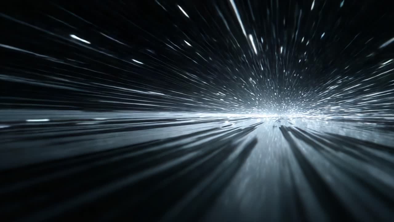 Dynamic Motion Blur Capturing the Essence of Speed and Energy in an Abstract Visual Journey Through Light and Movement