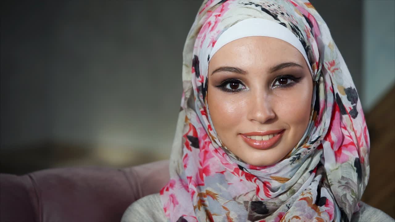 Young Woman Wearing a Hijab
