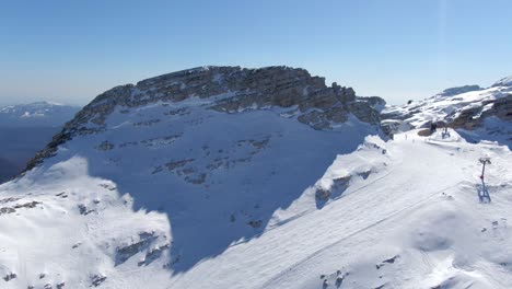 Spitze-Der-Alpinen-Skipiste