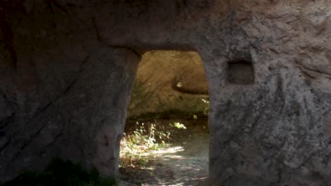 ancient cave interior