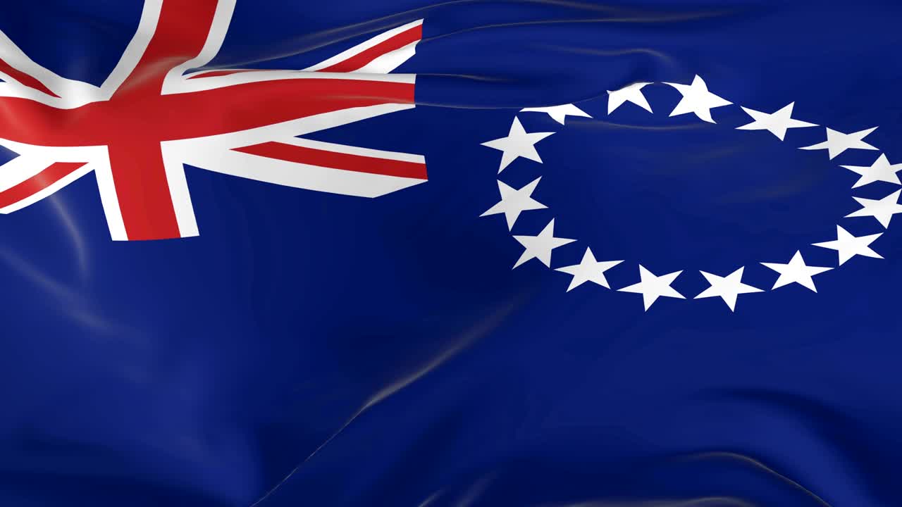 섬의 배경으로 루프 발을 흔들고 있습니다.