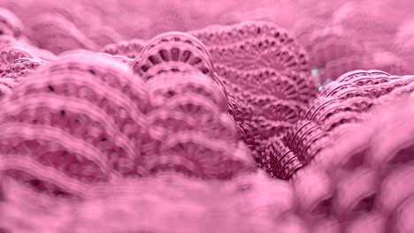 abstract waveform. 4k uhd animation.