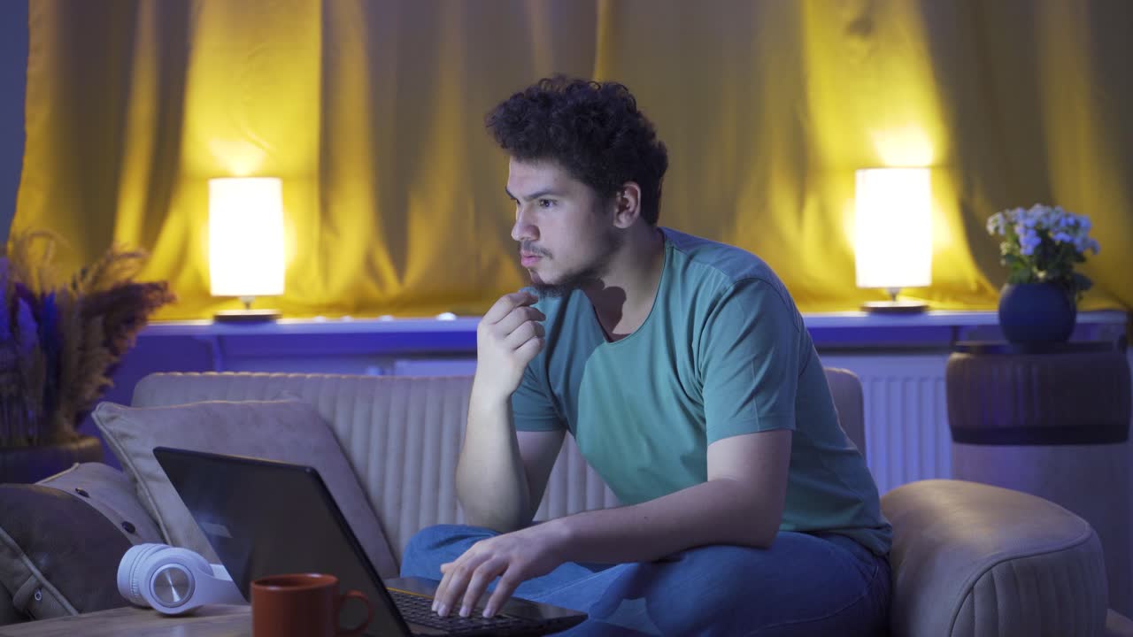 The man who came up with an idea about his work at home at night. Great idea.