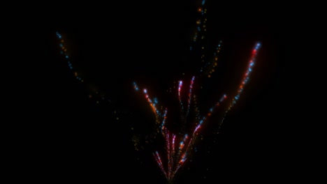 4K video effect material that light particles soar