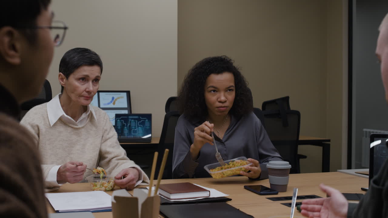 Office Team Lunch Meeting