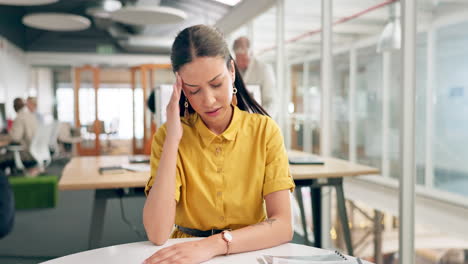 Headache,-stress-and-tired-business-woman