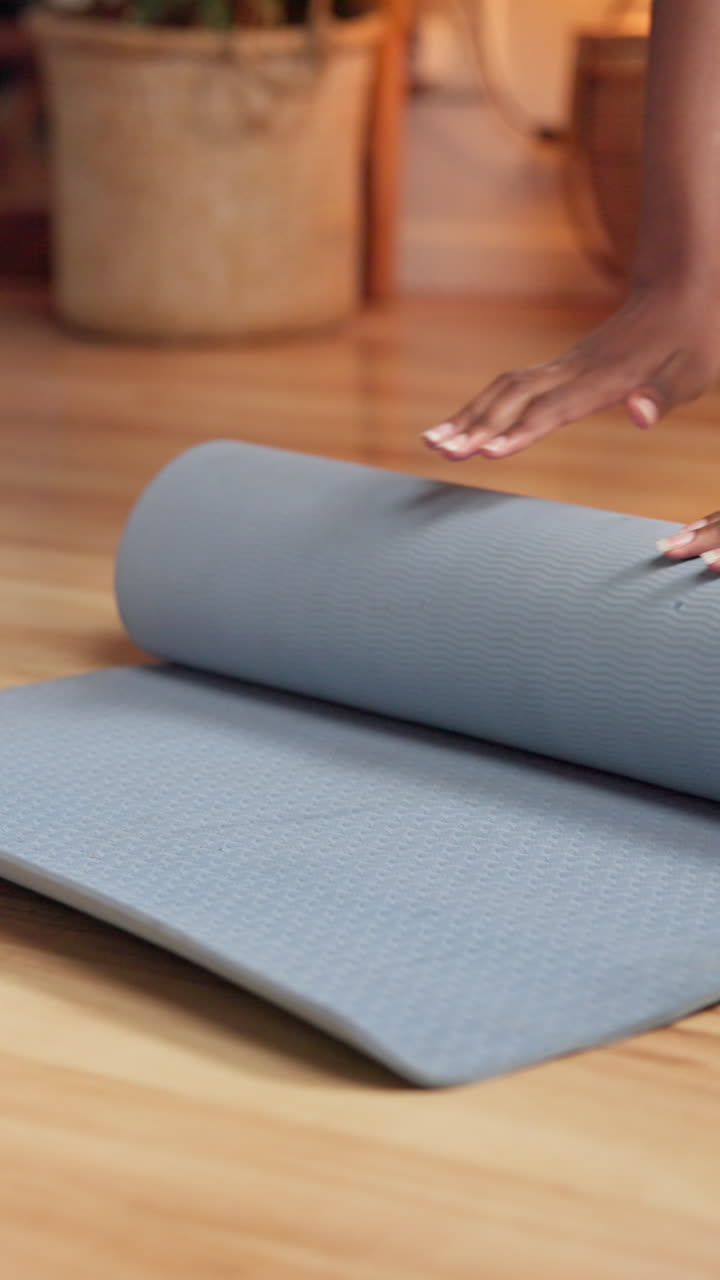 Yoga Mat and Exercise at Home