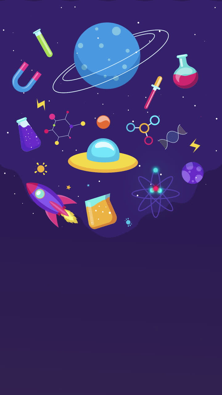 우주 과학 일러스트레이션