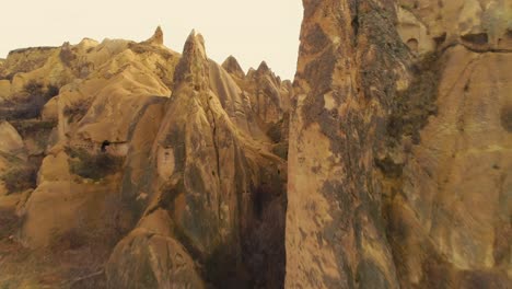 aerial view of cappadocia